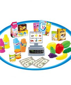 hopping Grocery Play Store For Kids With Shopping Cart And Scanner