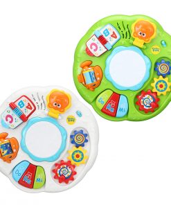 Educational Piano Pat Drum Musical Baby Activity Learning Table Game Playing Toys