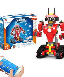 420/448Pcs DIY Building Block Technology Intelligent Programmable Robot Toy APP/Remote Control Children Robot Toy STEM Learning Kit Kids Gifts
