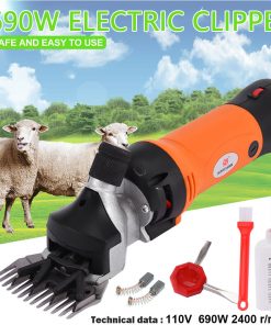 690W Sheep Go-at Shear Clippes Electric Animal Shave Grooming Farm Supplies 70ML
