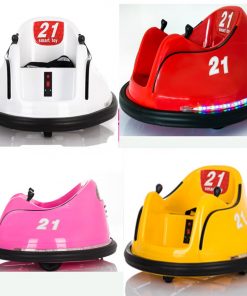 Ride On Bumper Car Toy For Toddlers Aged 1.5   6V Battery-Powered With Light
