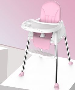 Foldable Portable Kids Baby High Chair 6 – 36 Months Wheeled Seat Cushion Small Household Childrens Chair Supplies